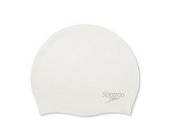 Speedo MOULDED SIL CAP WHI