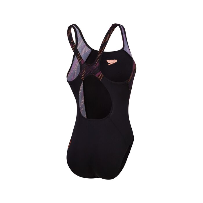 Speedo ECO+ H-BOOM SPLICE MUSCLEB BLA/PUR