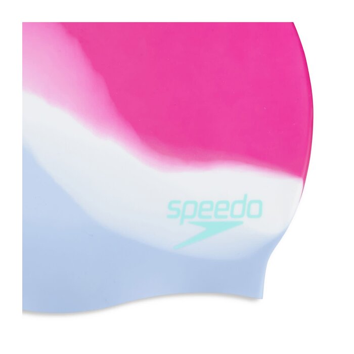 Speedo MULTI COLOUR SIL CAP PUR/BLU P12