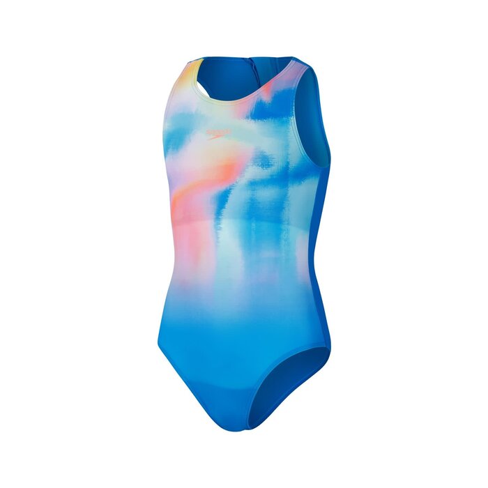 Speedo ECO PRINT HYDRASUIT BLU/ORA