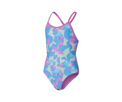 Speedo ECO+ ALLOV DIG VBACK BLU/PIN.