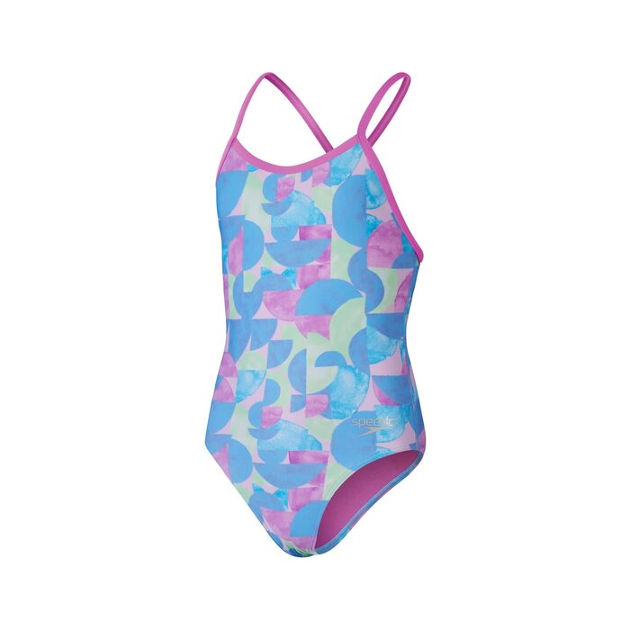 Speedo ECO+ ALLOV DIG VBACK BLU/PIN.