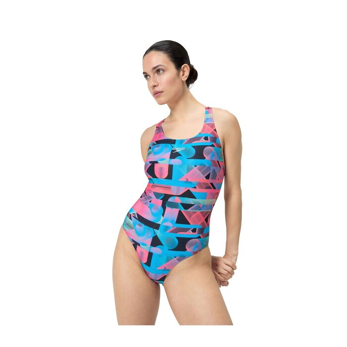 Speedo END+ ALLOV DIG POWERBACK BLA/RED