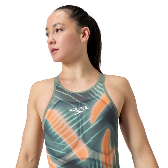 Speedo FS LZR PURE VALOR 2.0 OB KNEESK GRN/ORA