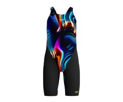 Speedo ECO FS JUN END+ MAX OB KNEESK BLA/RED
