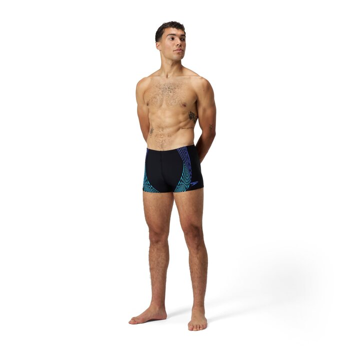 Speedo DUO LOGO PRINT AQSH BLA/BLU
