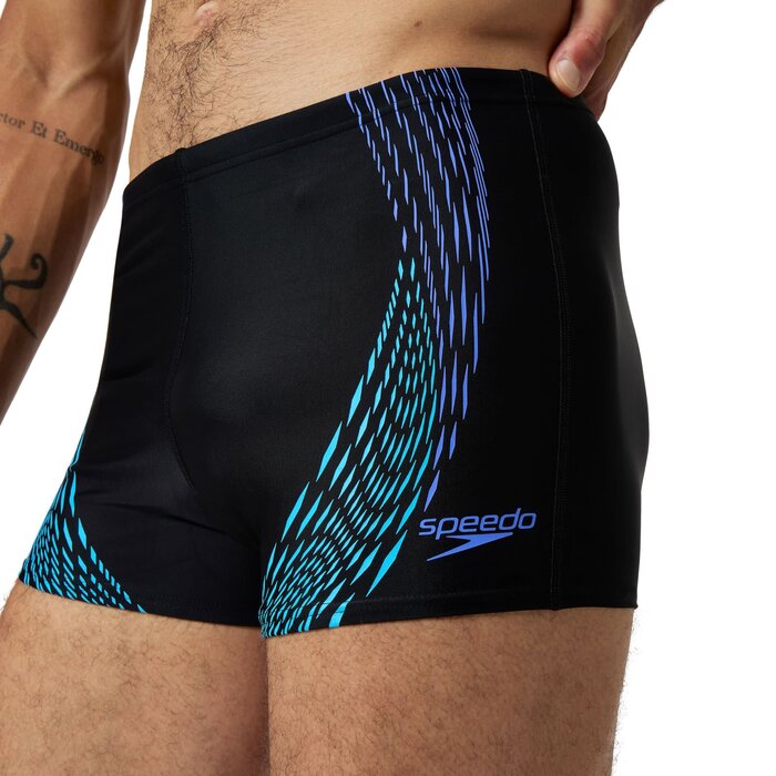 Speedo DUO LOGO PRINT AQSH BLA/BLU