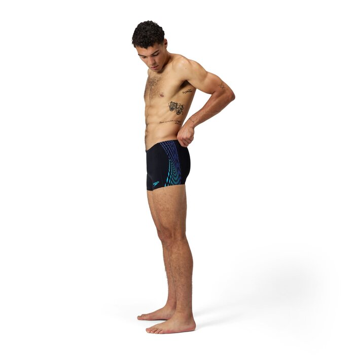 Speedo END+ TECH PANEL AQSH BLA/BLU.