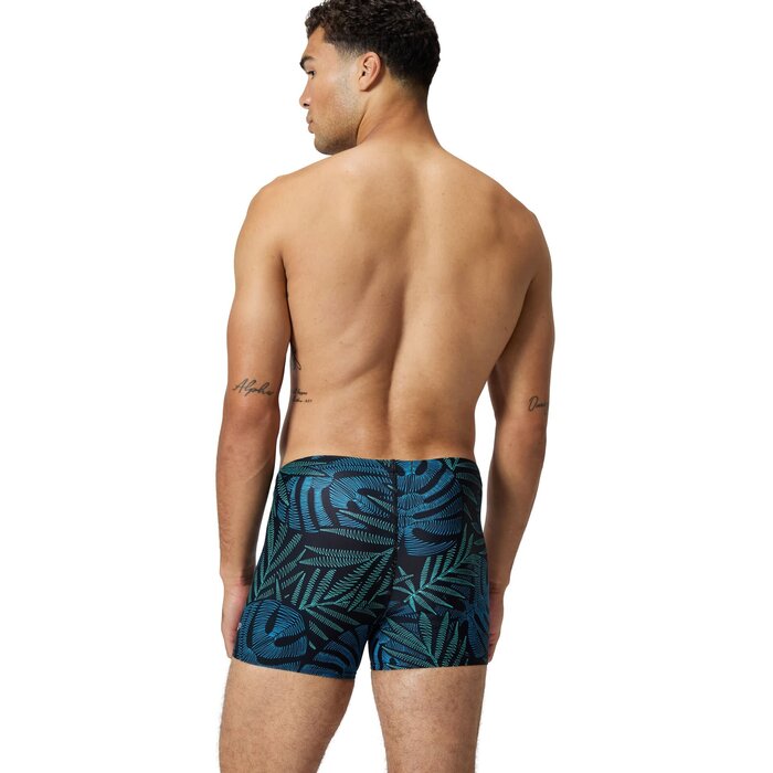 Speedo PRINT BEACHSTAR SQUARE LEG BLA/BLU