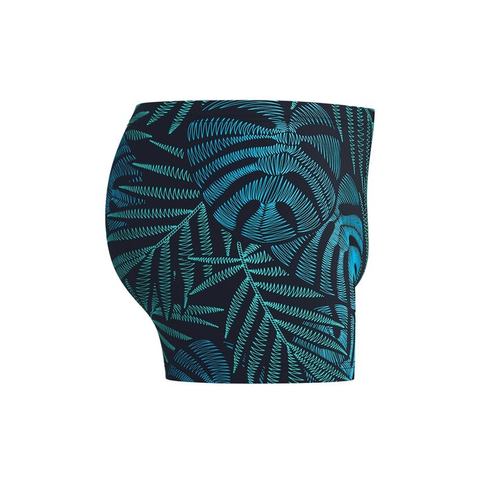 Speedo PRINT BEACHSTAR SQUARE LEG BLA/BLU