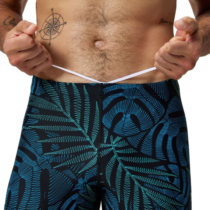 Speedo ECO PRINT BEACHSTAR SQUARE LEG BLA/BLU