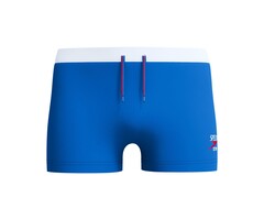 Speedo ECO JETSTREAM RETRO SOLID SQ LEG BLU/WHI