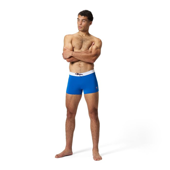 Speedo JETSTREAM RETRO SOLID SQ LEG BLU/WHI
