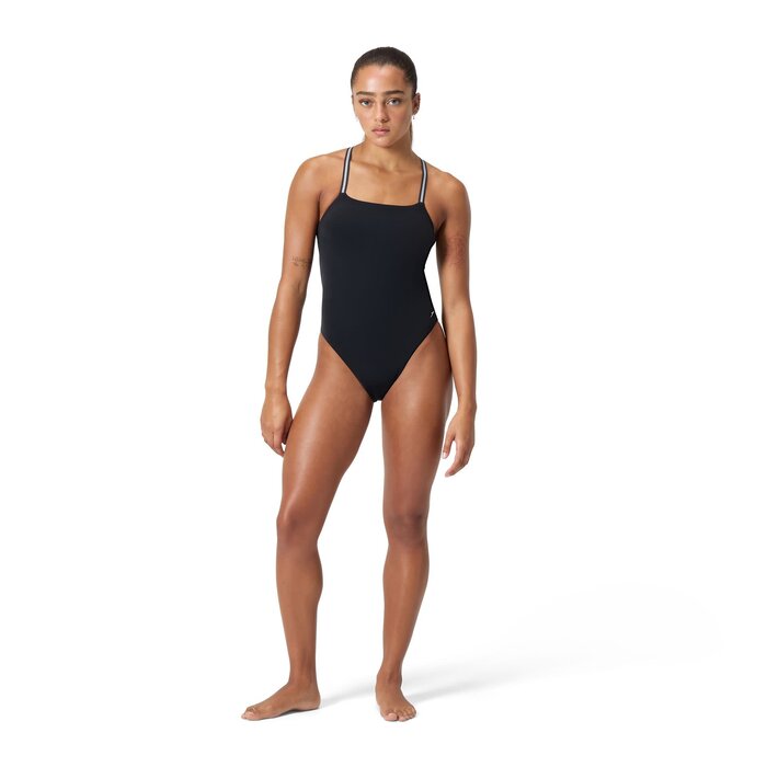 Speedo ECO+ VANQUISHER V-BACK BLA/SIL