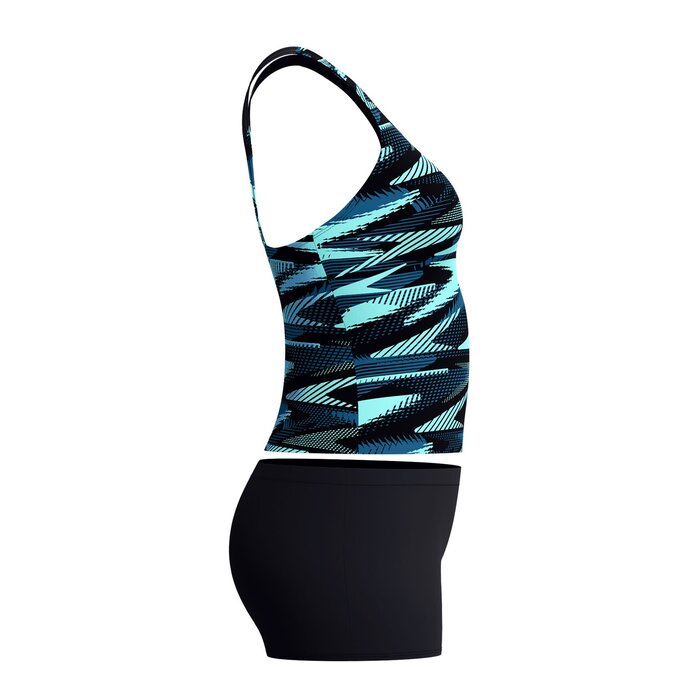 Speedo ECO+ HYPERBOOM TANKINI BLA/BLU