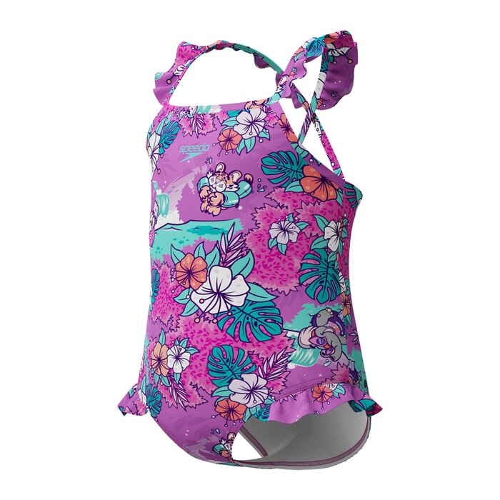 Speedo ECO G LTS PRINT FRILL THINSTR PUR