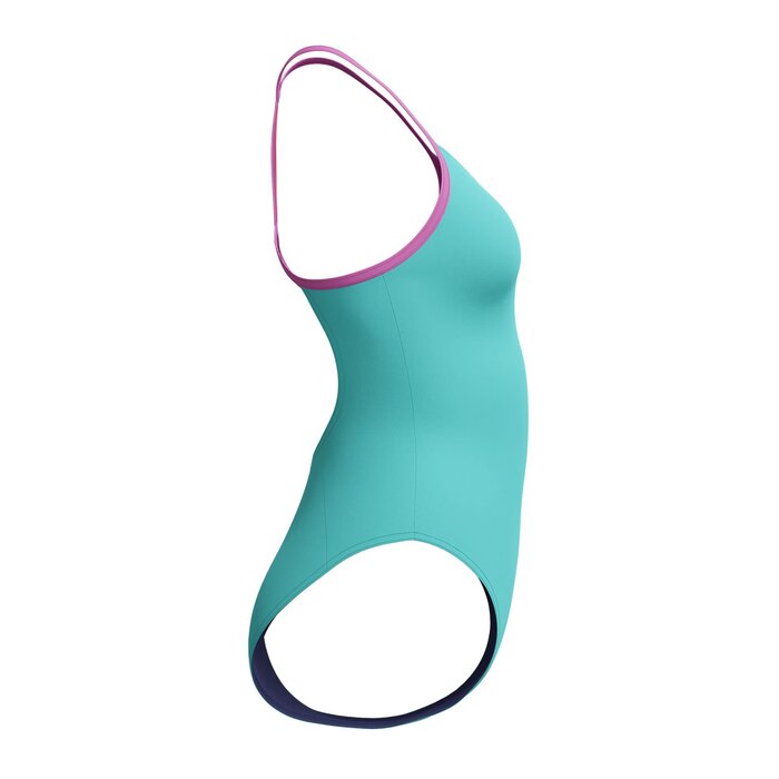 Speedo END+ SOLID LANE LINE BACK BLU/PIN