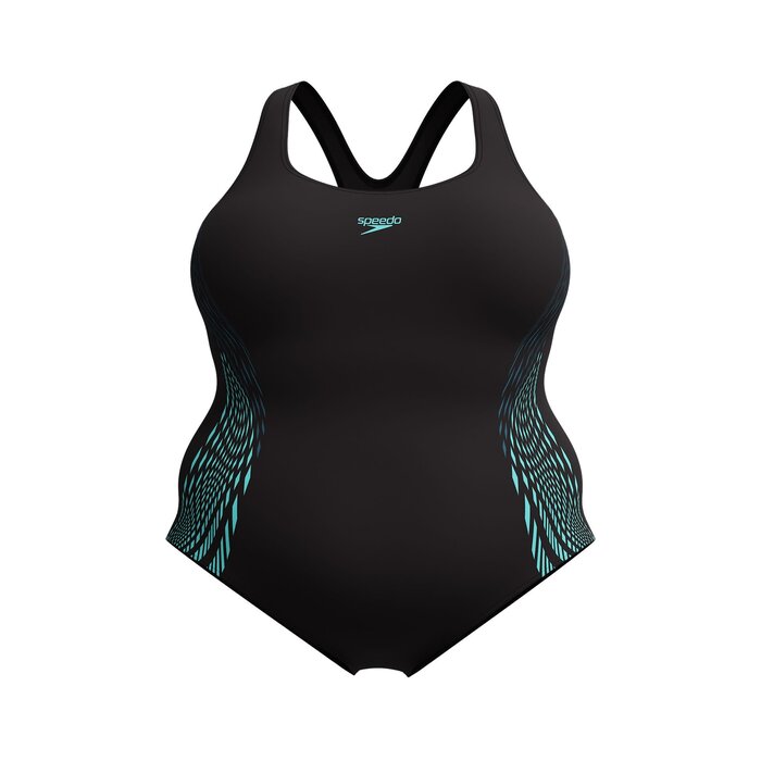 Speedo END+ PLACE MEDALIST +SIZES BLA/GRN