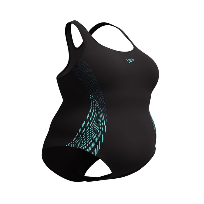 Speedo END+ PLACE MEDALIST +SIZES BLA/GRN