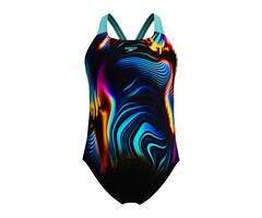 Speedo ECO+ DIG PLACEM POWERBACK BLA/BLU