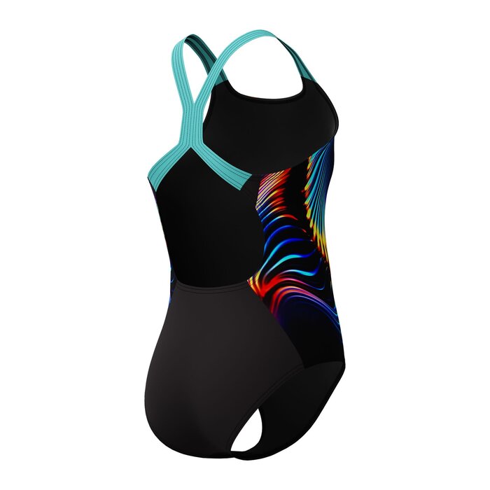 Speedo END+ DIG PLACEM POWERBACK BLA/BLU