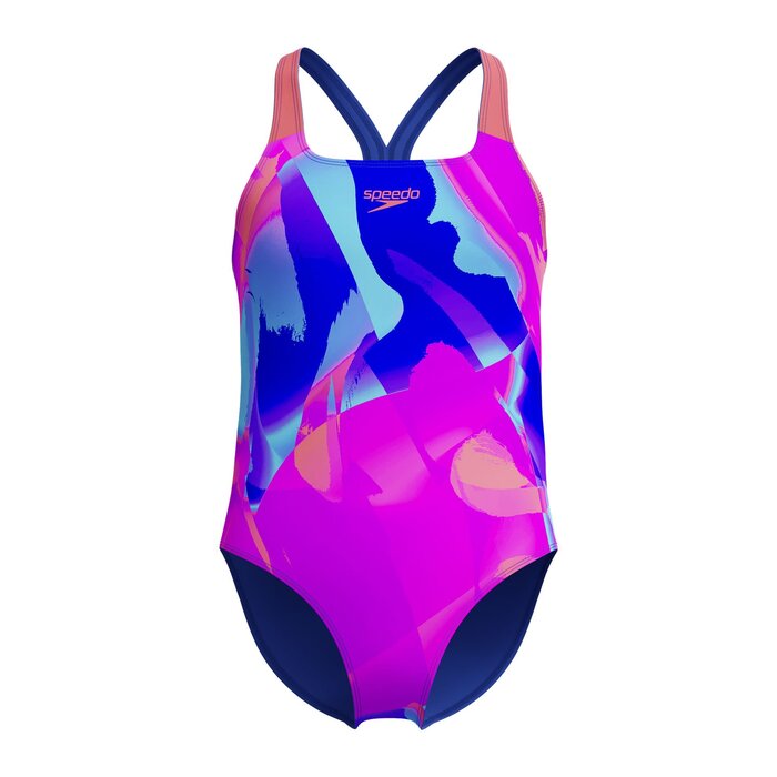 Speedo ECO+ DIG ALLOV POWERBACK PIN/BLU.