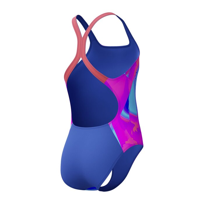 Speedo END+ DIG ALLOV POWERBACK PIN/BLU.