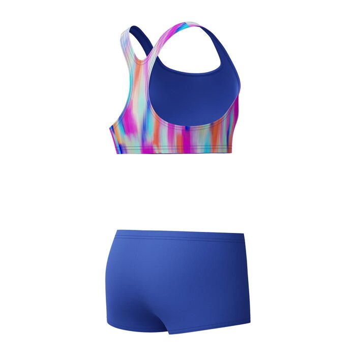 Speedo ALLOV 2P BOYLEG SHORT BLU/PIN