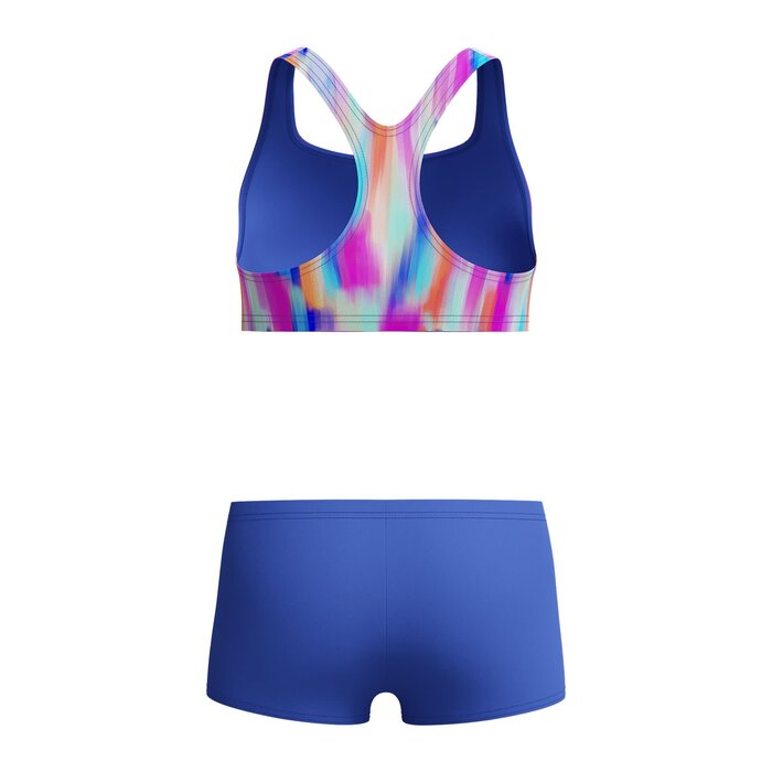 Speedo ECO ALLOV 2P BOYLEG SHORT BLU/PIN