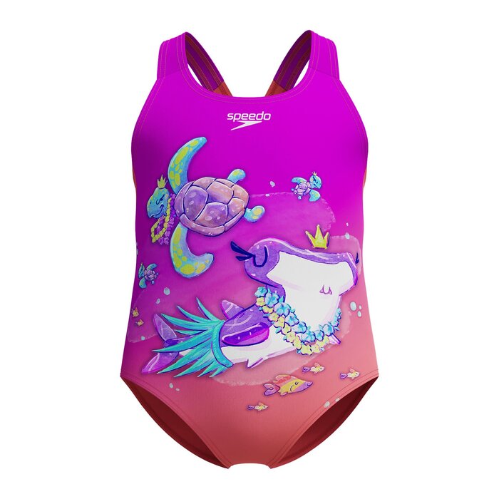 Speedo DIG PRINT SWIMSUIT PUR