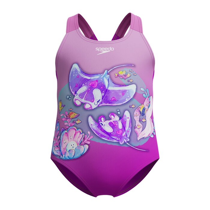Speedo DIG PRINT SWIMSUIT PUR.