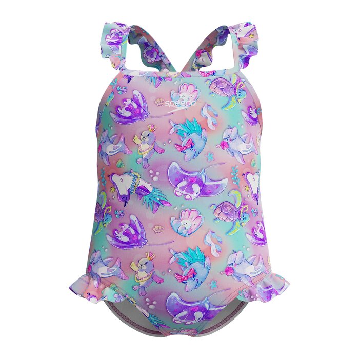 Speedo ECO DIG FRILL THINSTRAP PUR