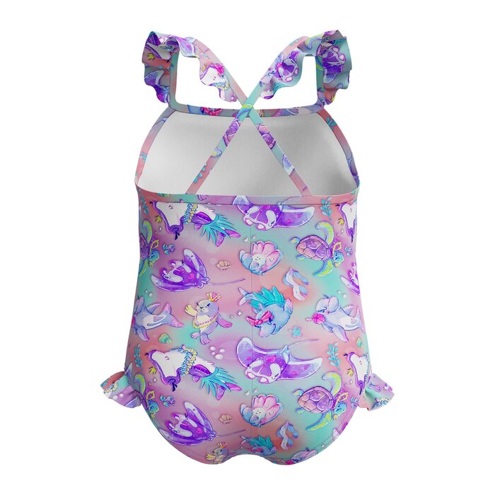 Speedo ECO DIG FRILL THINSTRAP PUR