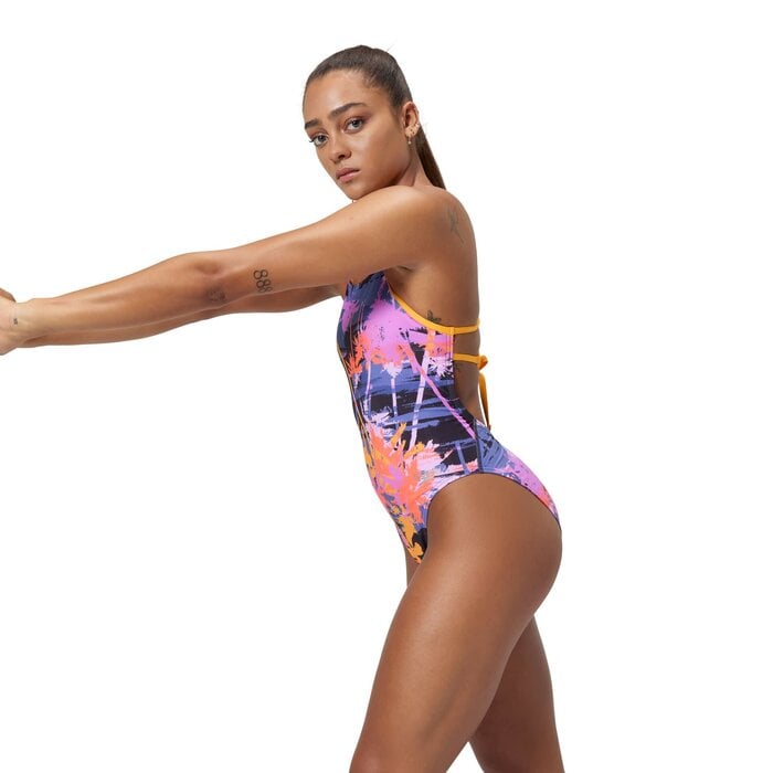 Speedo END+ ALLOV DIG LATTICE TIE-BACK MUL