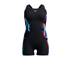 Speedo ECO+ DIG PRINTED LEGSUIT BLA/BLU