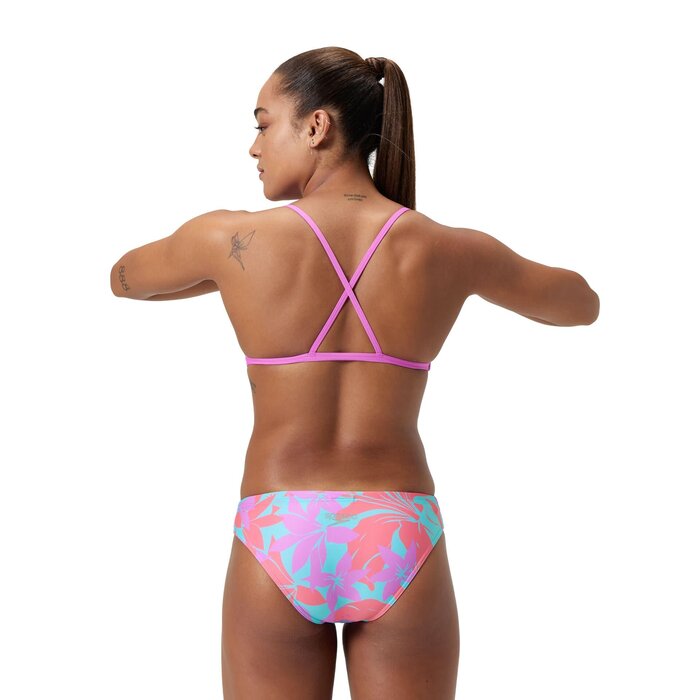 Speedo ECO+ ALLOV DIG XB CROP TOP PUR/BLU