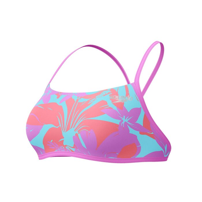 Speedo END+ ALLOV DIG XB CROP TOP PUR/BLU