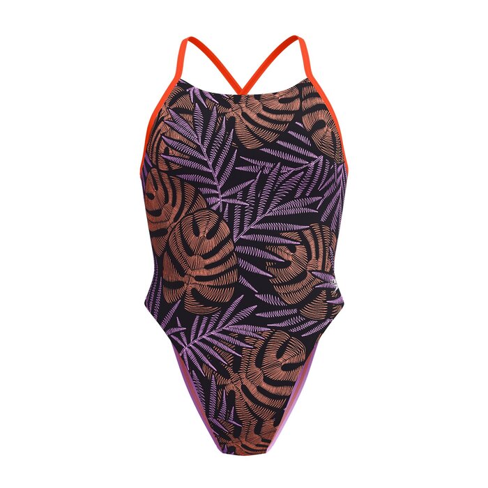 Speedo END+ ALLOV TIE-BACK 1P GRE/ORA