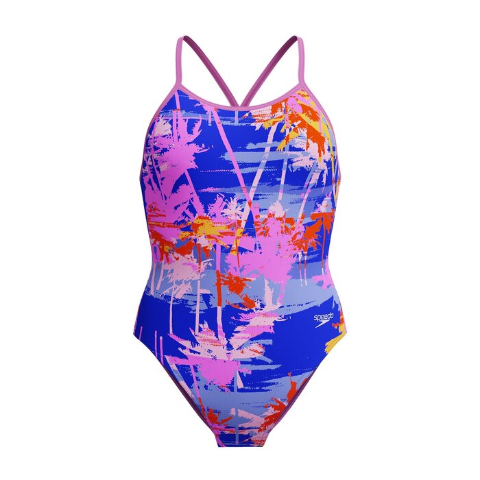 Speedo END+ ALLOV DIG VBACK BLU/PIN..