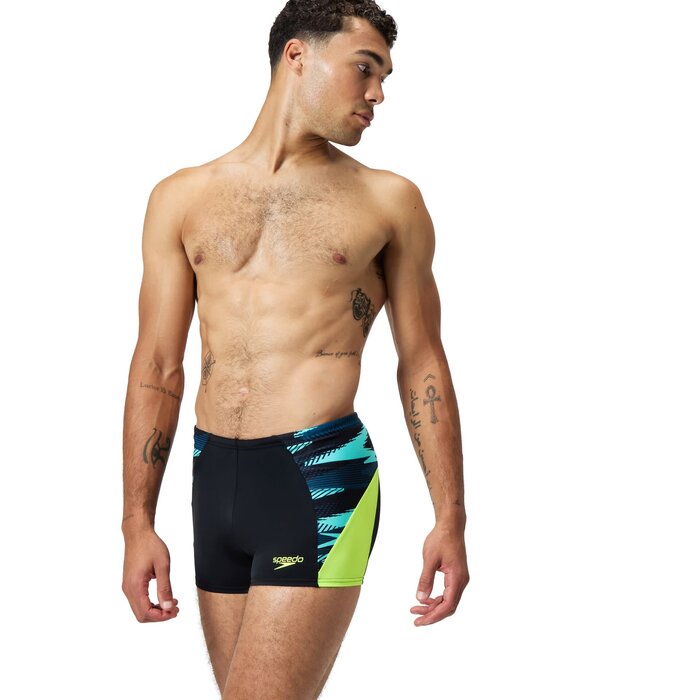 Speedo ECO+ MAX SPLICE AQSH BLA/YEL