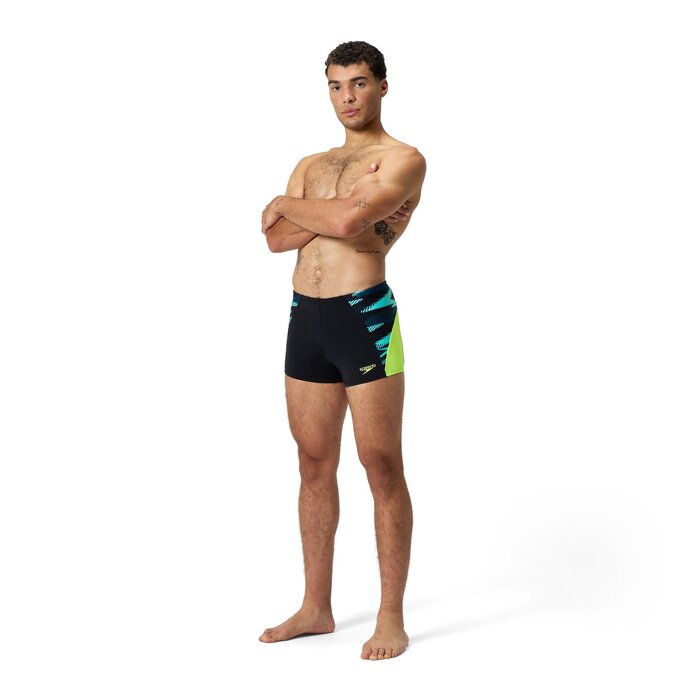 Speedo ECO+ MAX SPLICE AQSH BLA/YEL