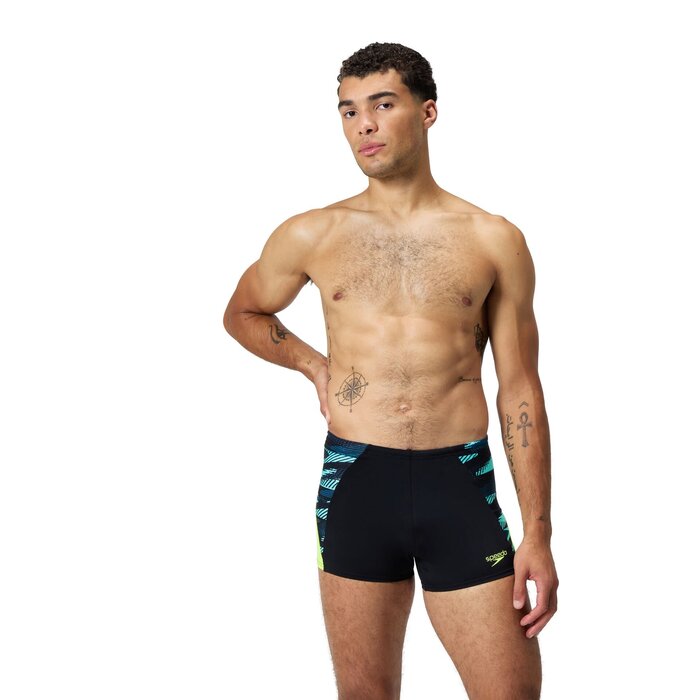 Speedo ECO+ MAX SPLICE AQSH BLA/YEL