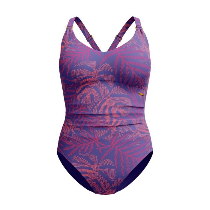 Speedo ECO PRINT V NECK 1P BLU/ORA