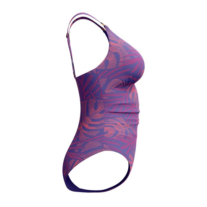 Speedo ECO PRINT V NECK 1P BLU/ORA