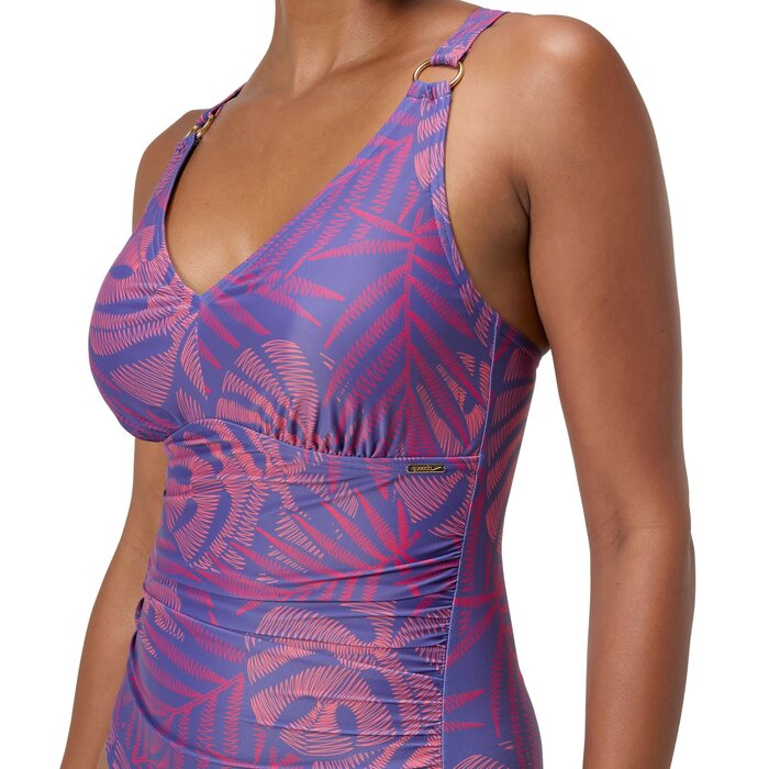 Speedo ECO PRINT V NECK 1P BLU/ORA