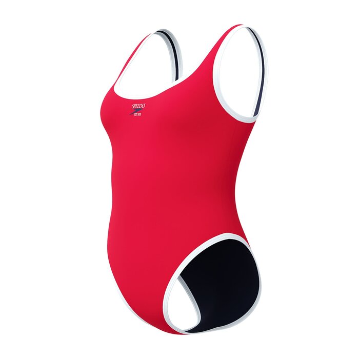 Speedo SOLID BOUND SCOOP 1P RED/WHI