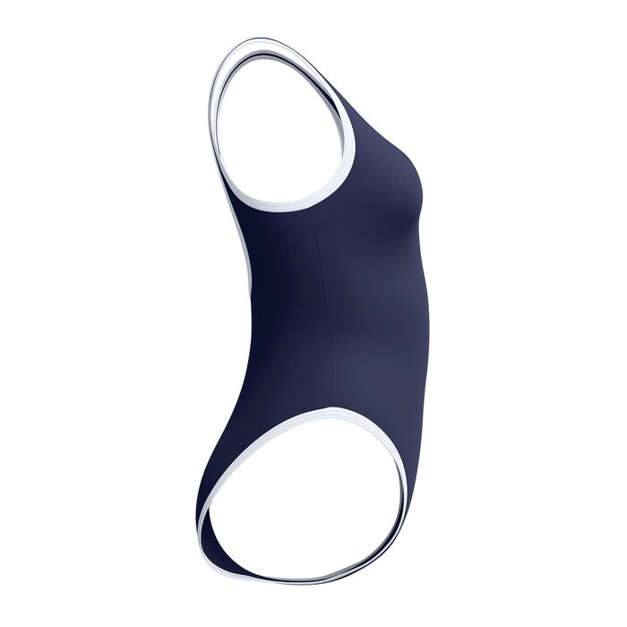 Speedo ECO SOLID BOUND SCOOP 1P NAV/WHI
