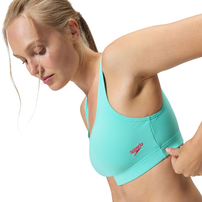 Speedo ECO TEXTURED DEEP U-BACK 2PC BLU.