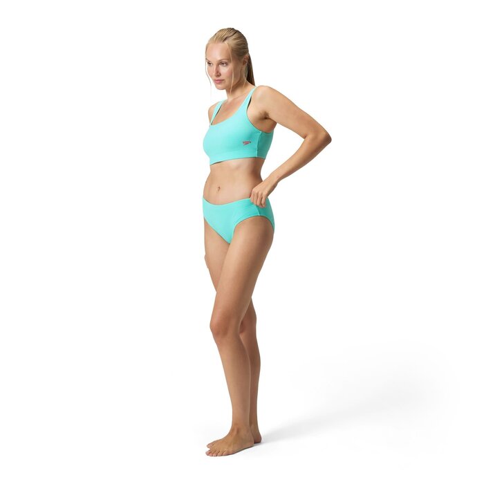 Speedo ECO TEXTURED DEEP U-BACK 2PC BLU.