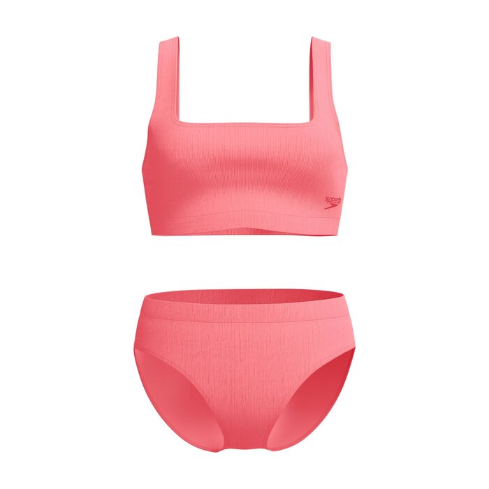 Speedo ECO TEXTURED DEEP U-BACK 2PC ORA